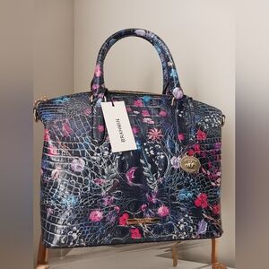 NWT Brahmin - Duxbury Floral Satchel
